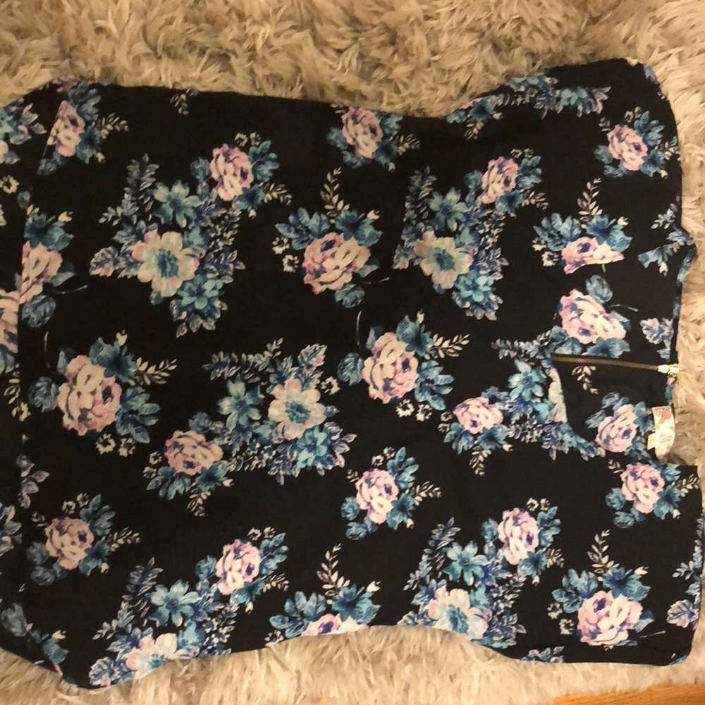 Floral formal shirt